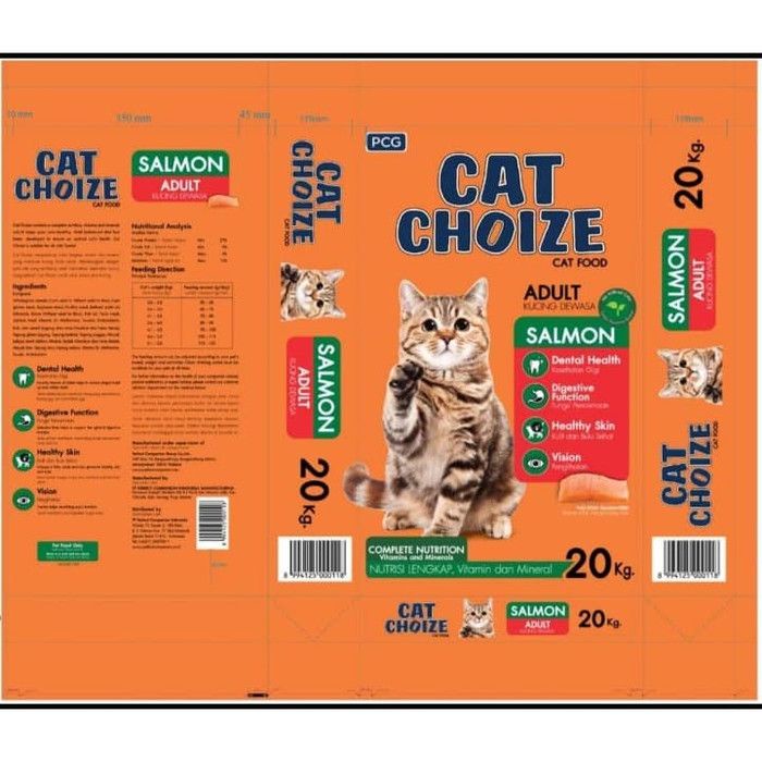 Makanan Pakan kucing dewasa CAT CHOIZE ADULT food Catchoize tuna salmon 800GRAM gram murah PROMO