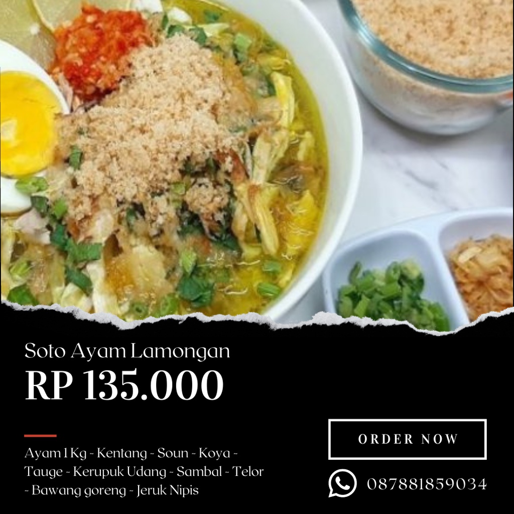 

Paket Soto Ayam Lamongan