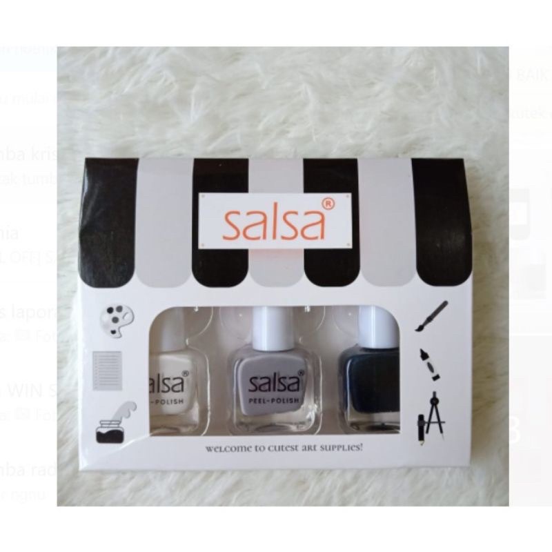 SALSA Peel off Nail Polish I Kutek Peel Off