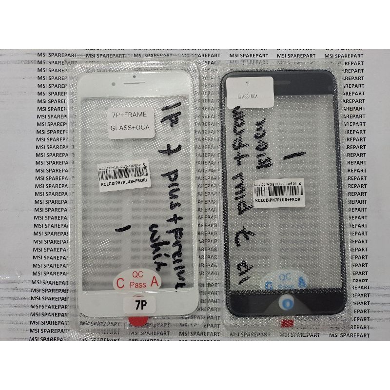 KACA LCD / KACA DEPAN LAYAR + FRAME ORI IPHONE 7 PLUS