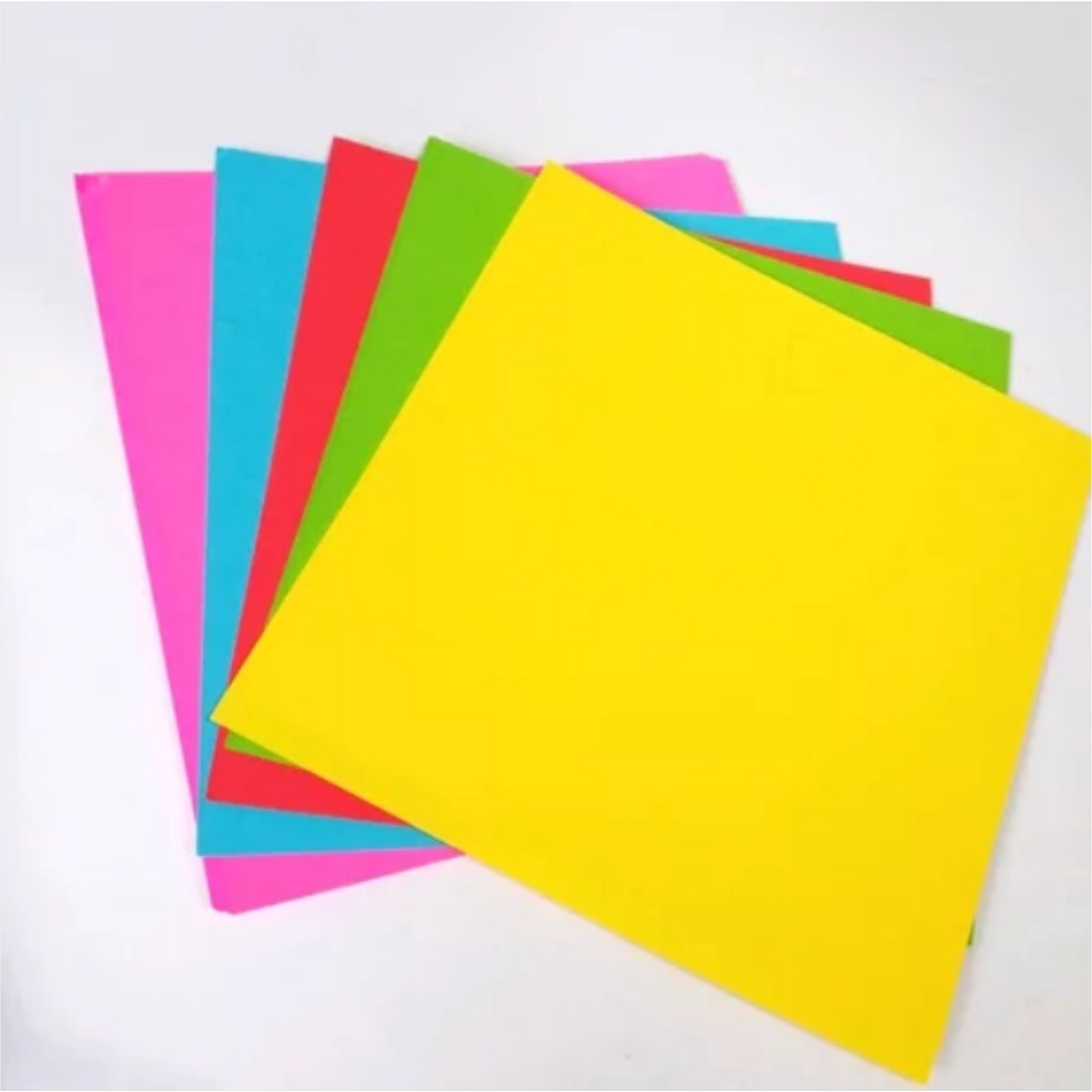 

Kertas Lipat Origami Coin Warna 2 Sisi Fluorescent 25 Lembar