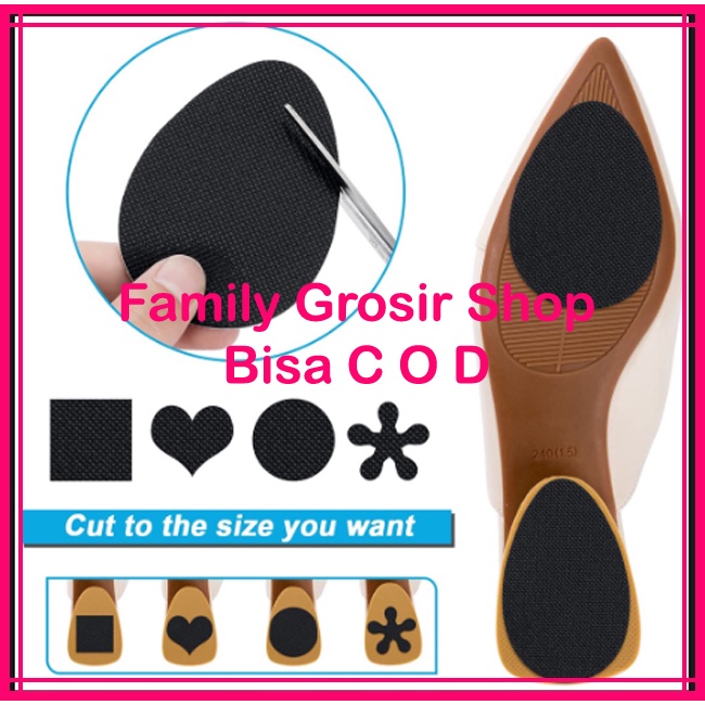 (Sepasang) Bantalan Sepatu Anti Slip, Outsole Anti Slip Sepatu High Heels Bantalan Sepatu Anti Licin Outsole Protector Rubber Pads