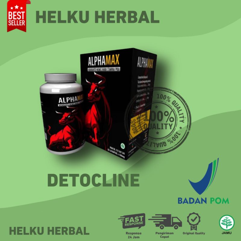 ALPHAMAX Suplemen Herbal Stamina Pria Original BPOM