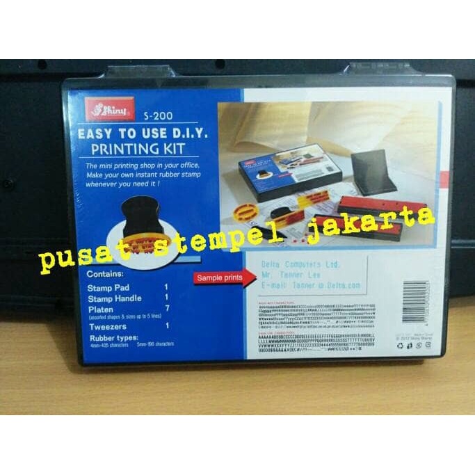 

Jualan Stempel Shiny S200 (Printing Kit) Diskon