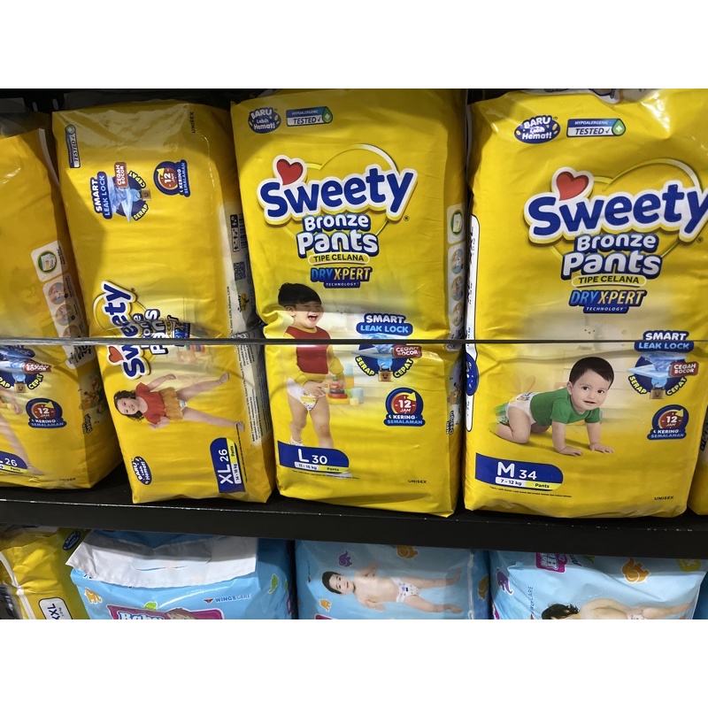 PAMPERS SweetyBronze xl