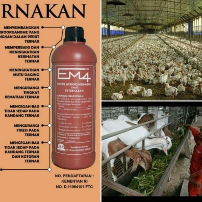 EM4 UNTUK PETERNAKAN 1 LITER ORIGINAL