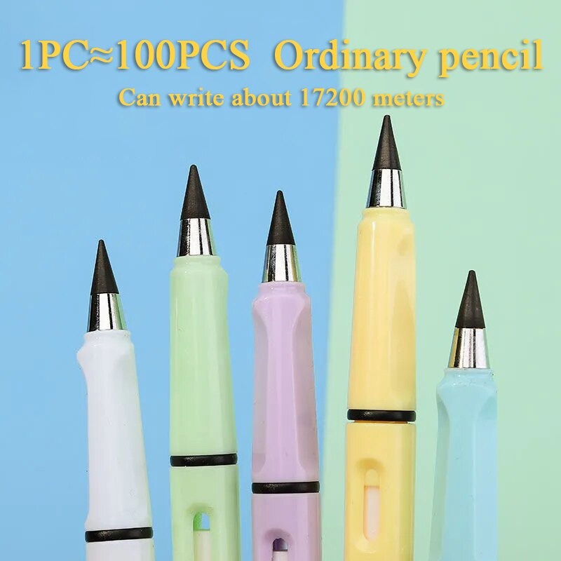 Eternal Pencil Premium / Pensil Eternal Tanpa Isi Untuk Sekolah / Pensil tanpa rautan / Pensil tanpa batas