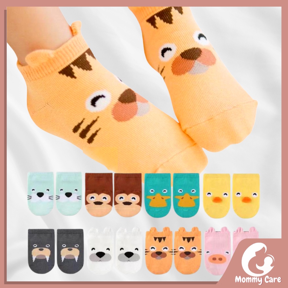 MOMMYCARE KAOS KAKI ANAK BAYI CUTE ANIMAL 3D IMPOR KAOS KAKI KARAKTER PREWALKER ANTI SLIP BABY SOCKS ANIMAL