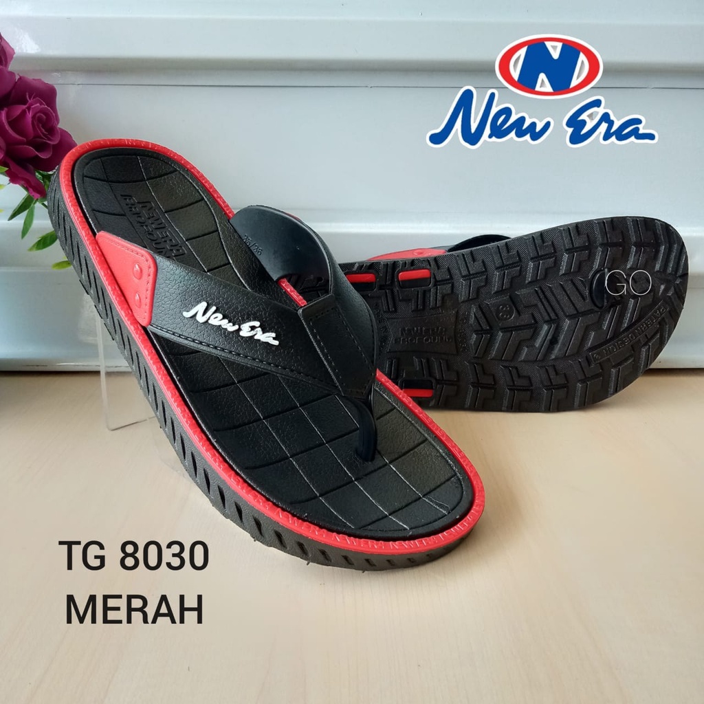 gof NEW ERA TG 8030 &amp; TK 8030 Sandal Japit Karet Anak Laki-Laki Sendal Pria Anti Slip Original