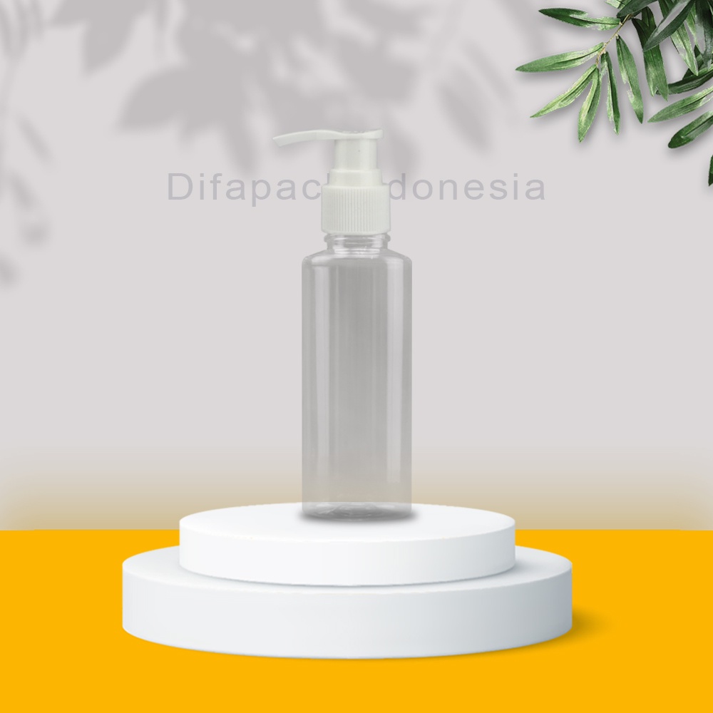 Botol pump lotion 100ml body RF putih/natural