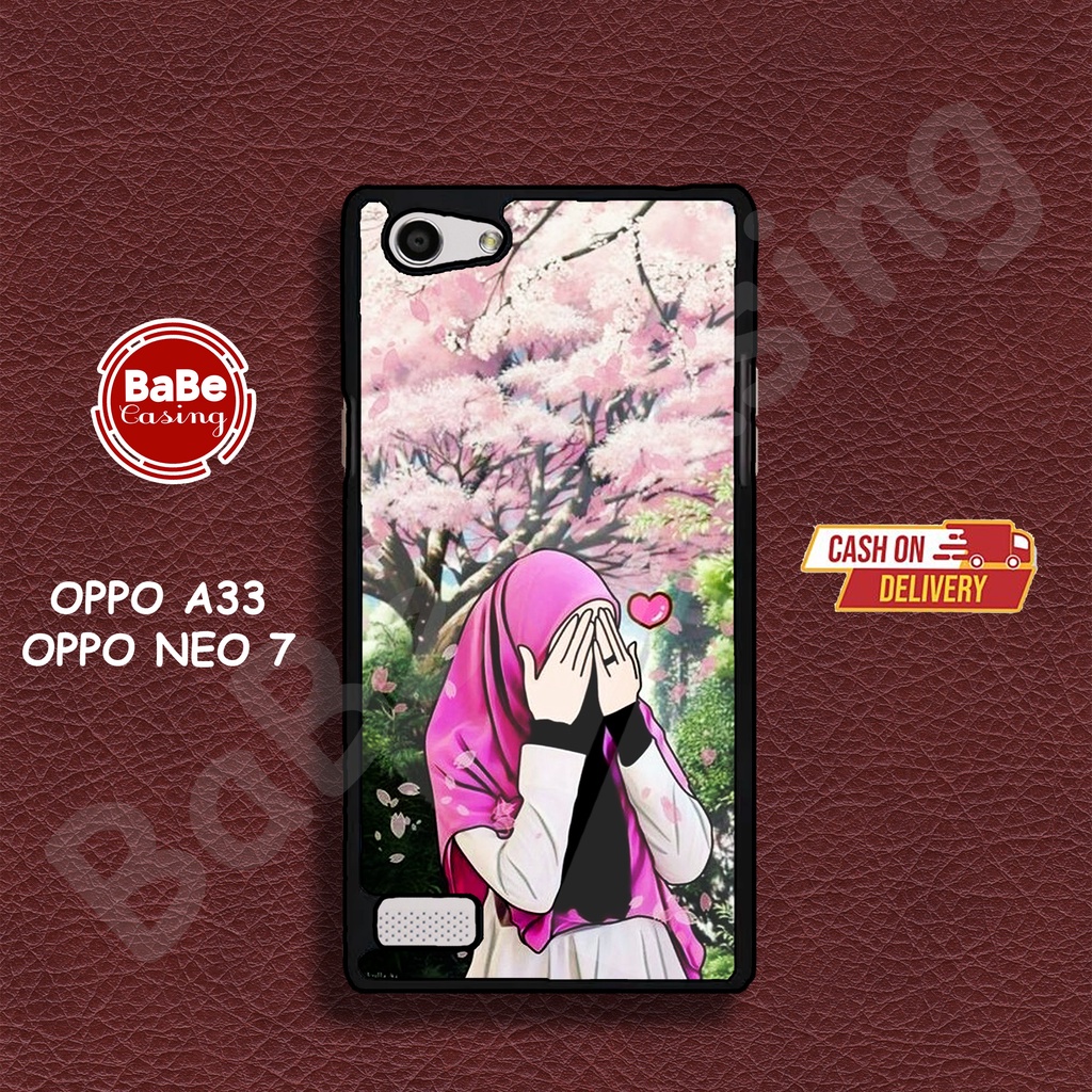 Case OPPO A33W NEO 7 Casing OPPO A33W NEO 7 case HIJABERS Case hp kondom hp case aesthetic case anim