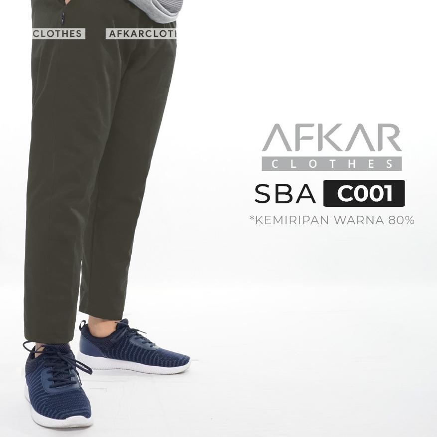 Terlaku. Celana Sirwal Pensil Slim Fit Pria Simpel Kasual SBA AFKAR Termurah