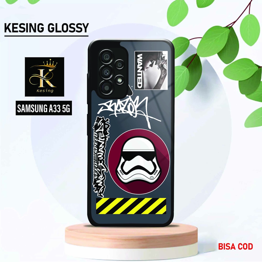 Case Samsung A33 5G - Hardcase Glossy Samsung ( KS3 ) - Softcase Samsung A33 5G - Fashion Case Samsu