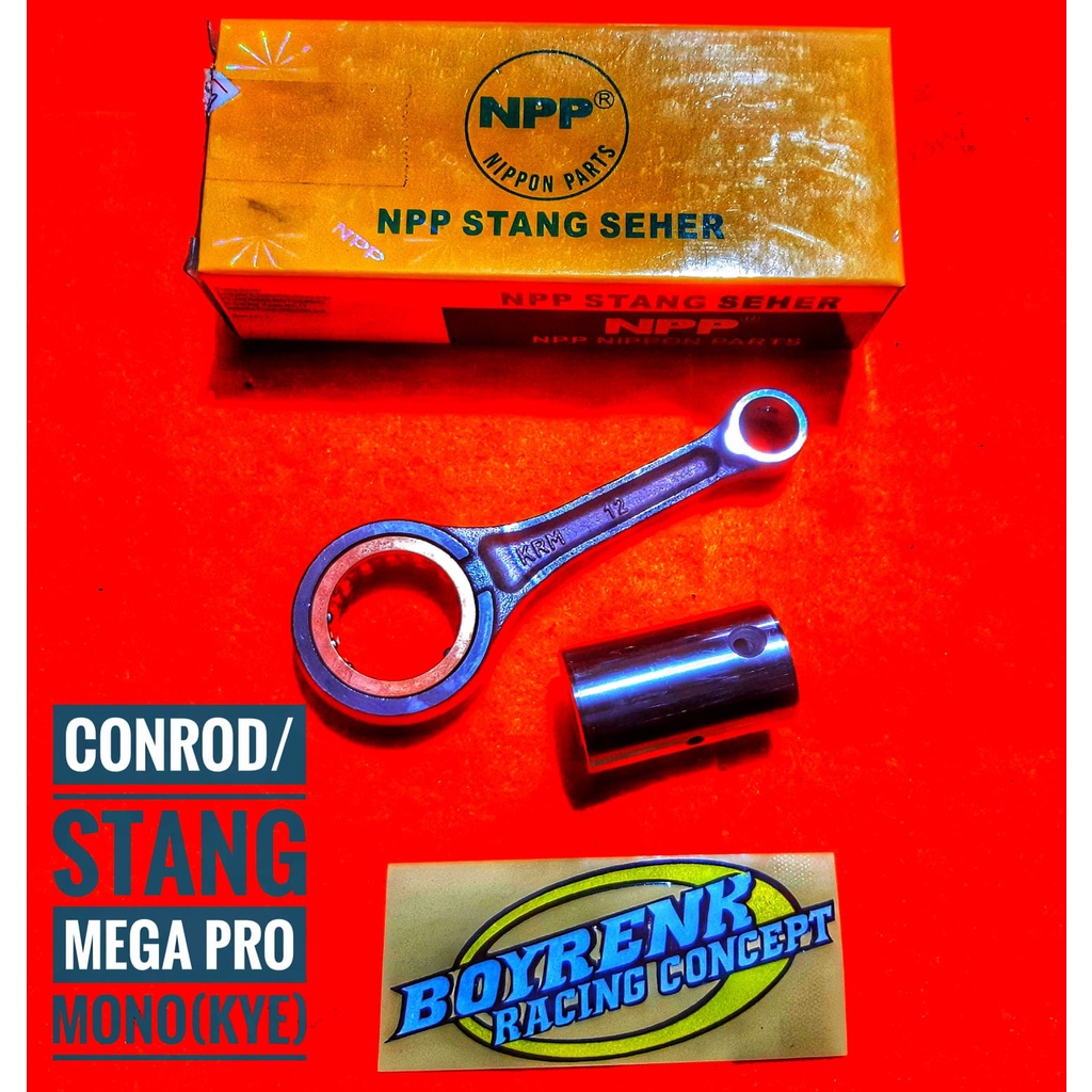STANG SEHER CONROD KIT NEW MEGA PRO (KYE) NPP - BOYRENK RACING SURABAYA