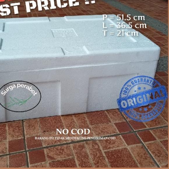 

Sterofoam Box Udang 51.5 x 36.5 x 21 Styrofoam Ikan Sterofom Makanan