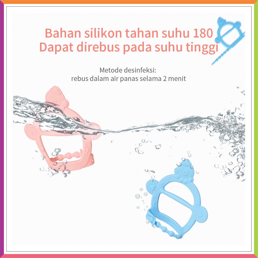 ❤ Fashionbabies ❤ TEETHER GENGGAM SILIKON BPA FREE / TEETHER GELANG GIGITAN BAYI