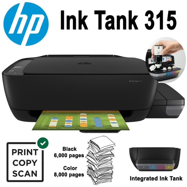 HP Ink Tank 315 All-in-One Printer