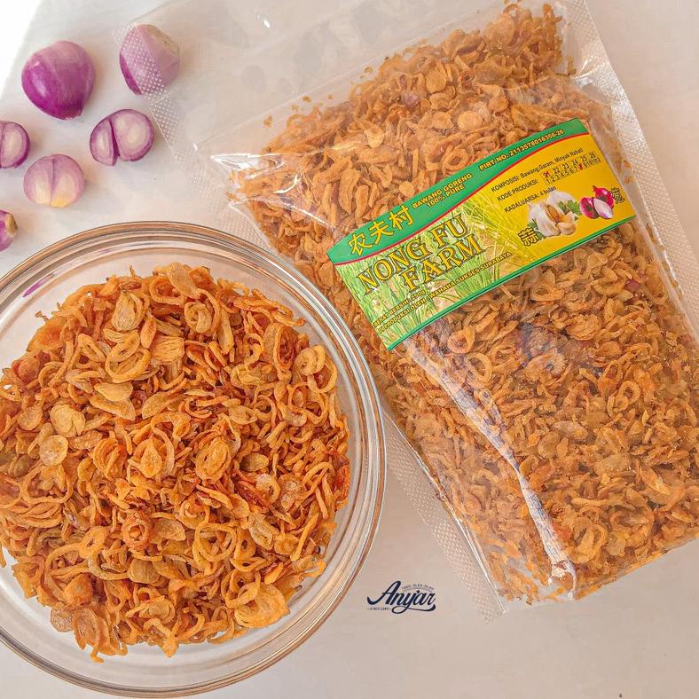 

✨MEN SALE✨ BAWANG GORENG MERAH / BRAMBANG GORENG CAP NONGFU SUPER TIPIS @100-200g murah