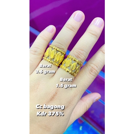 cincin bagong emas 8k