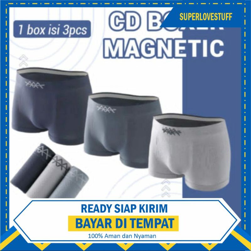 CELANA DALAM BOXER PRIA MAGNETIC