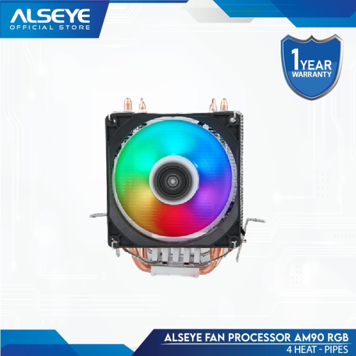 Alseye AM90 4 pipe / Alseye AM-90 4 pipe CPU Cooler RGB