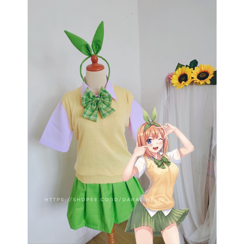 Kostum Cosplay Yotsuba Nakano