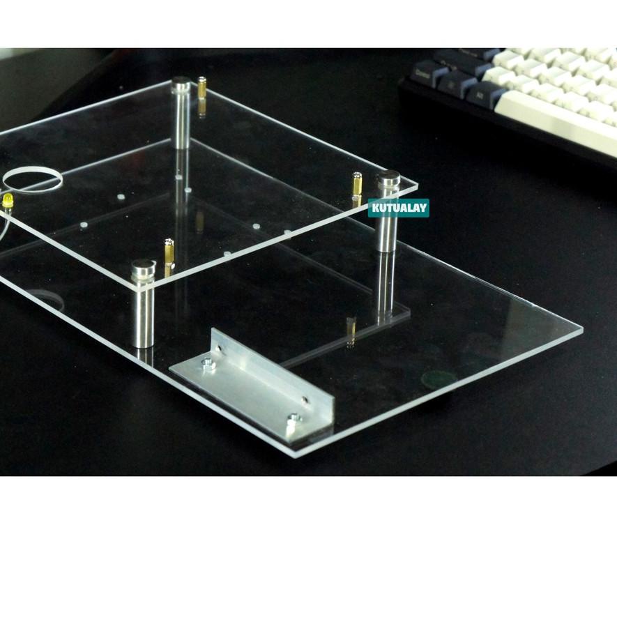 PROMOSI  10.10 Casing Komputer Open Air Acrylic Mini ITX PC CPU Akrilik Benchtable [KODE 783]