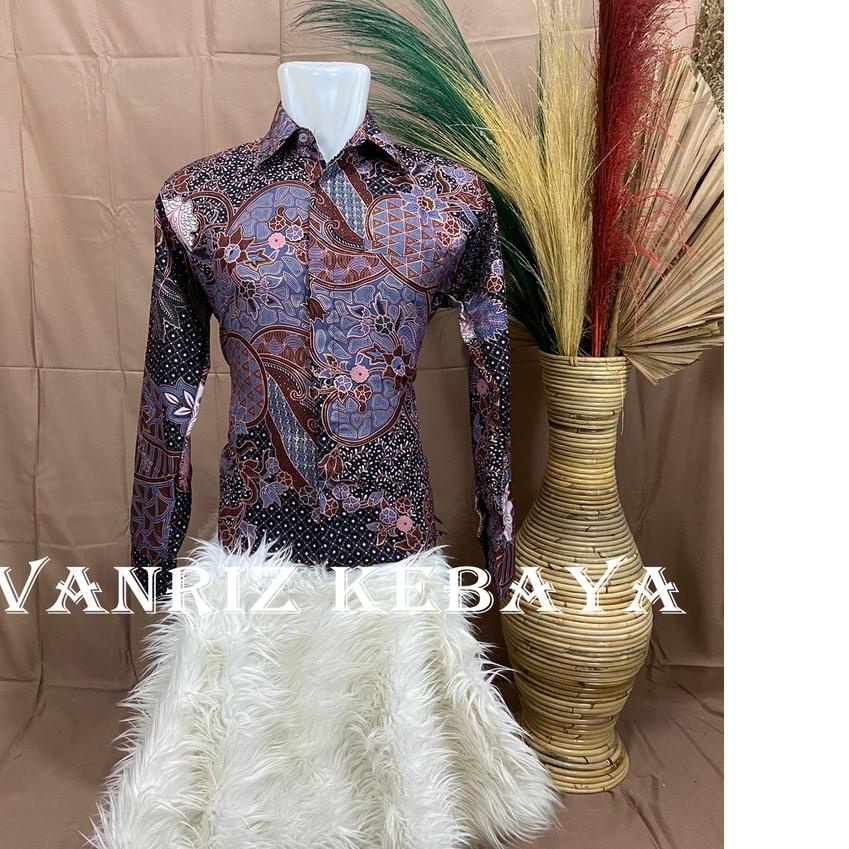 KEMEJA PANJANG BATIK / KEMEJA BATIK KEBAYA / KEMEJA BATIK LENGAN PANJANG / BATIK LENGAN PANJANG / BA
