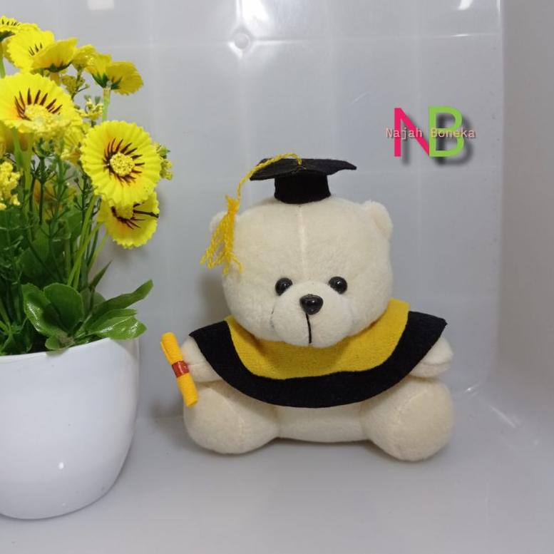 Boneka wisuda syal mini ukuran 15 cm kecil boneka wisuda boneka mini untuk buket boneka untuk wisuda