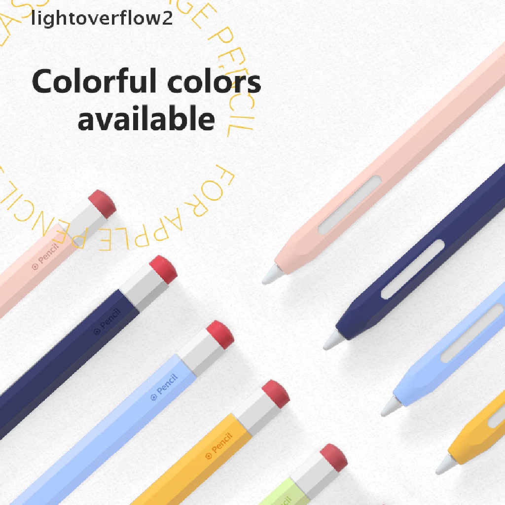 (lightoverflow2) Casing Silikon Apple Pencil 1st &amp; 2nd Generation (ID)