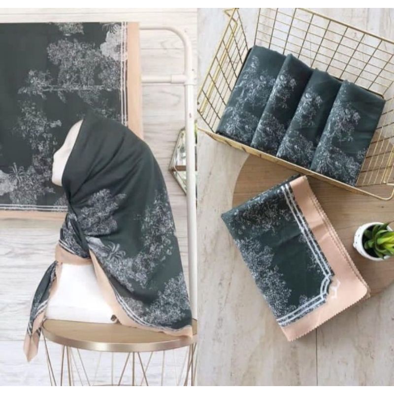 AF store // voal motif // segi empat voal motif bunga // voal premium