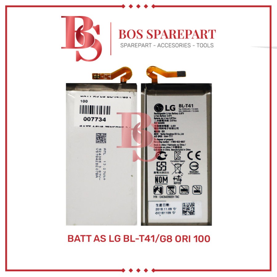 BATTERY AS LG BL - T41 / G8 ORI 100 / BATERAI / BATRE