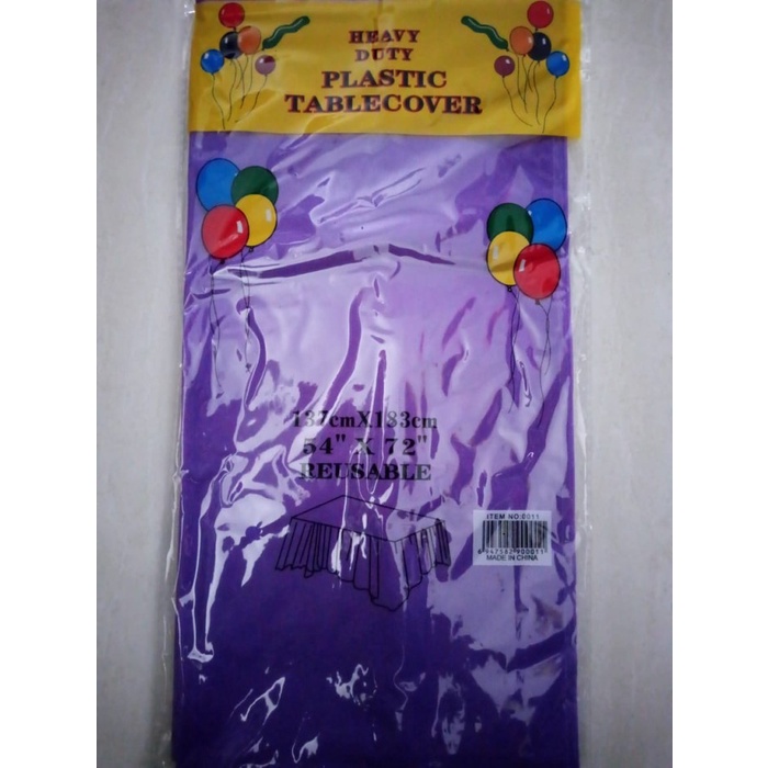Taplak Taplak Meja Plastik Polos / Plastic Table Cover Polos