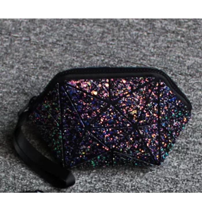 Tas Lucu Aksesoris Kosmetik Glitter Semi Impor - YOYOSOO