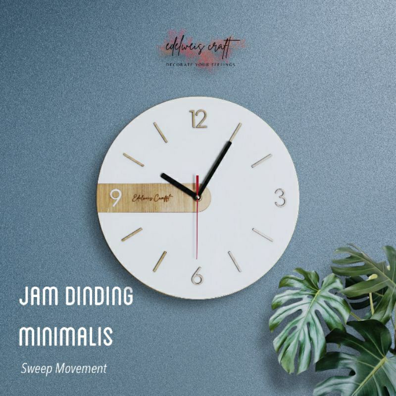 Jam Dinding Custom / Jam Minimalis elegan Unik