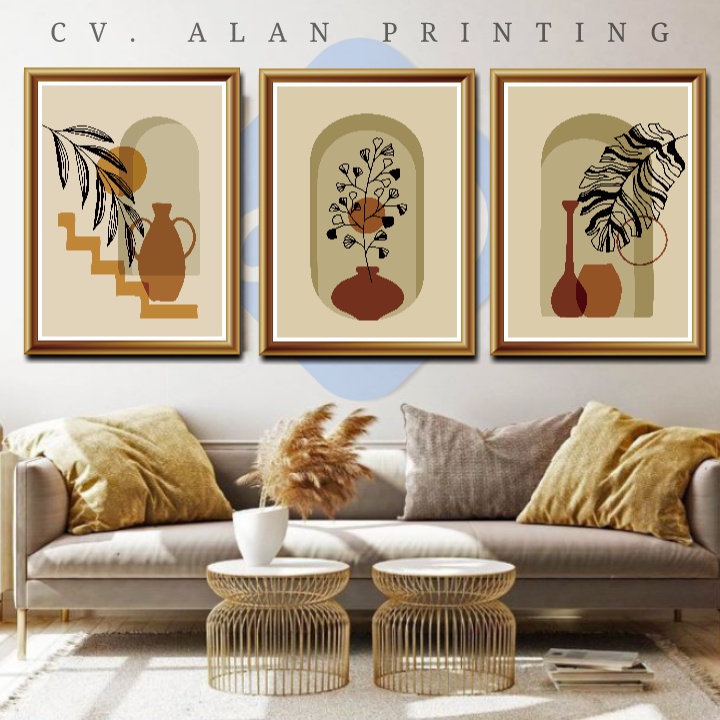 HIASAN DINDING 17R 30X40 ABSTRAK AESTHETIC ART DEKORASI PAJANGAN DINDING KODE ABS ads