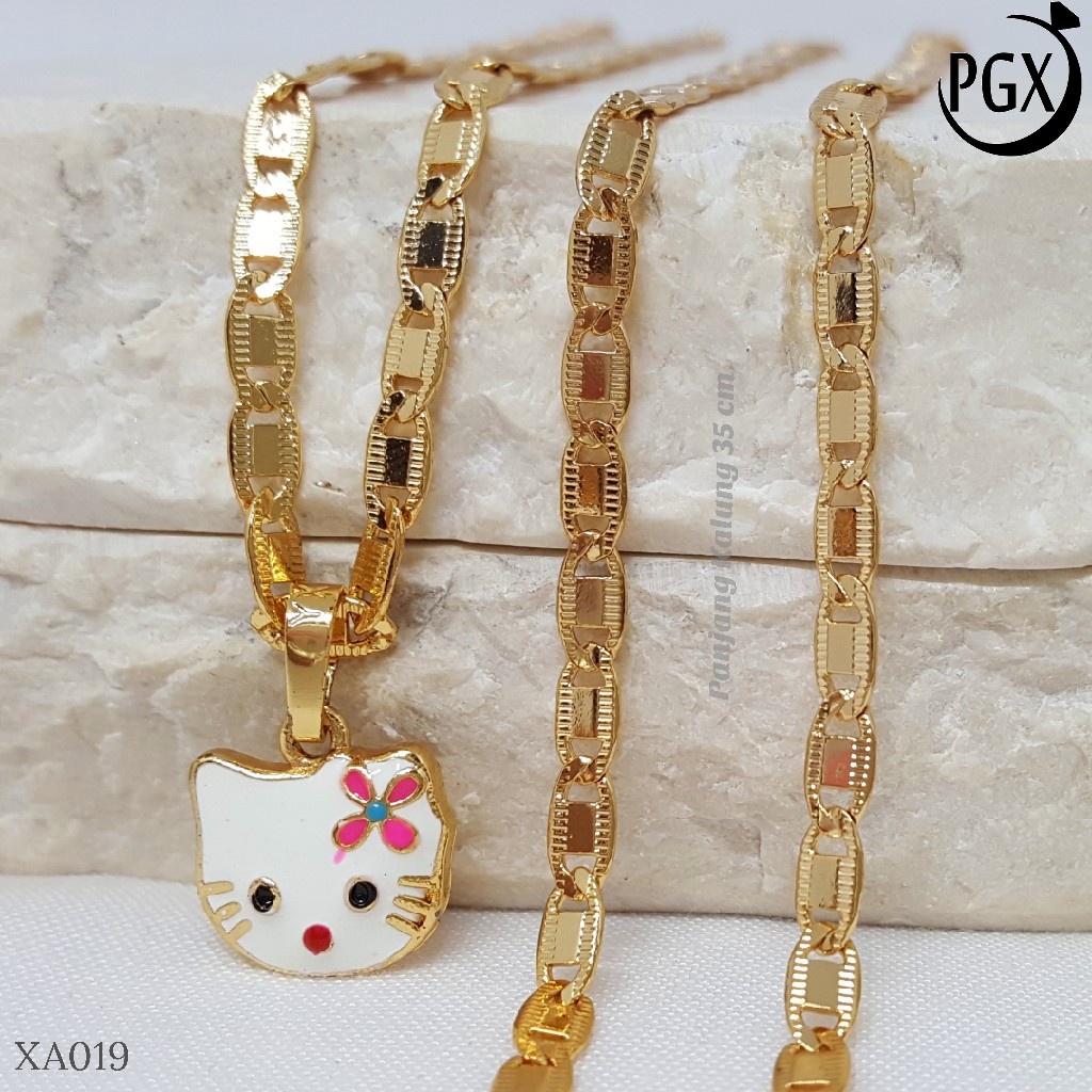 PGX Kalung Anak Perempuan Xuping Lapis Emas Aksesoris Fashion Perhiasan Premium - XA019