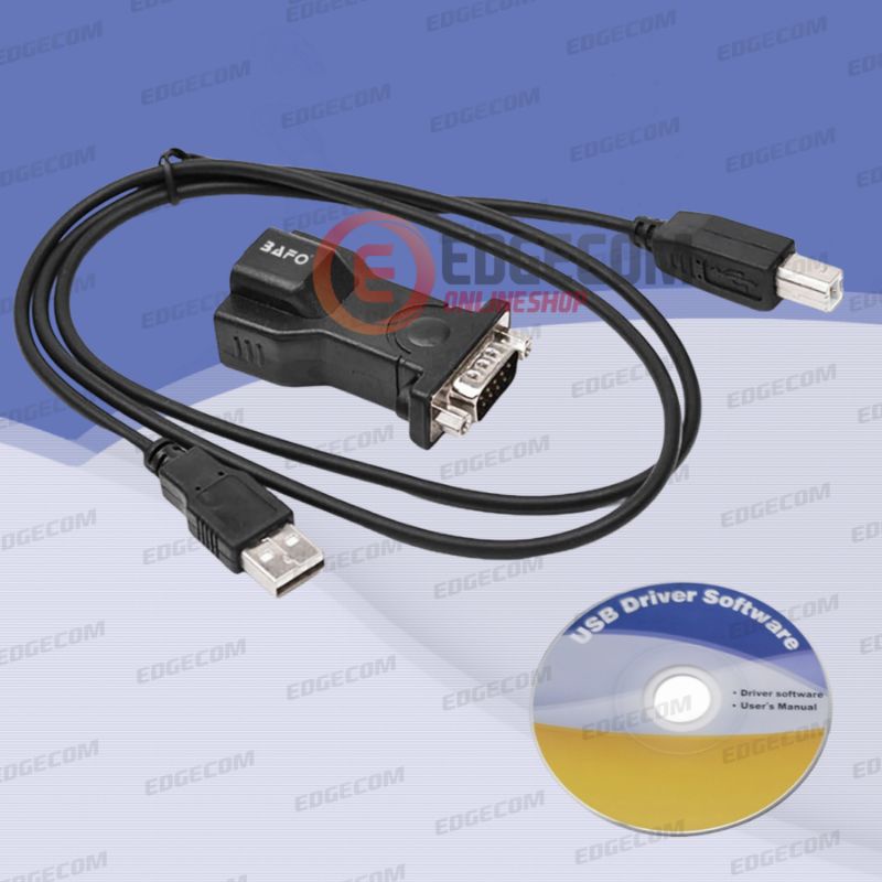 BAFO USB to RS232 Serial DB9 Male Adapter 1,5 Meter BF-810 ORIGINAL