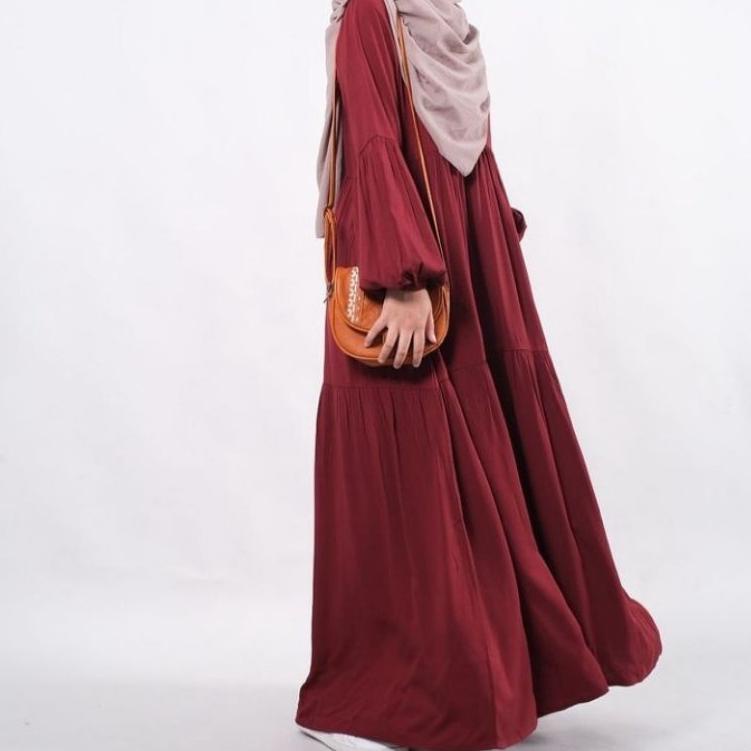 Viral Milly Dress by Ash_shofwa.id-gamis rayon- gamis terbaru