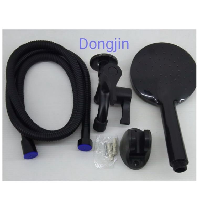 Paket Komplit Hand Shower Set hitam /Paket Shower Mandi