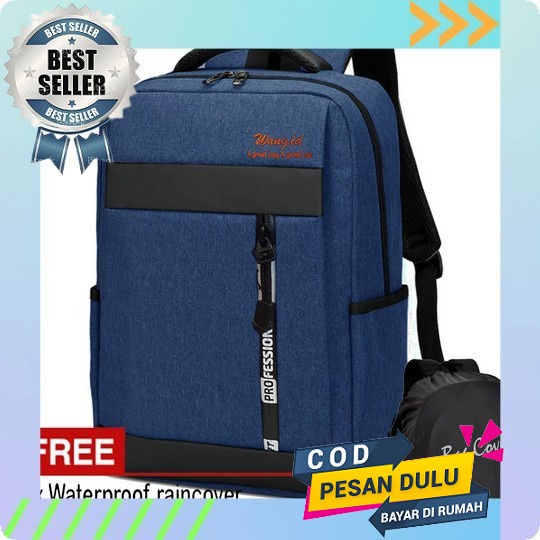 Backpack Multifungsi Tas Ransel Pria Sekolah Kuliah Travel Usb Backpac C9E4 Slingbag Keren Batam Tas