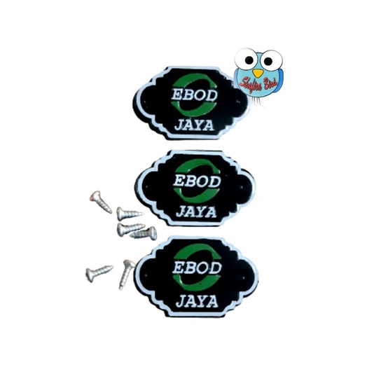 New Logo emblem Merk merek sangkar kandang Murai dan kotak Ebod Jaya