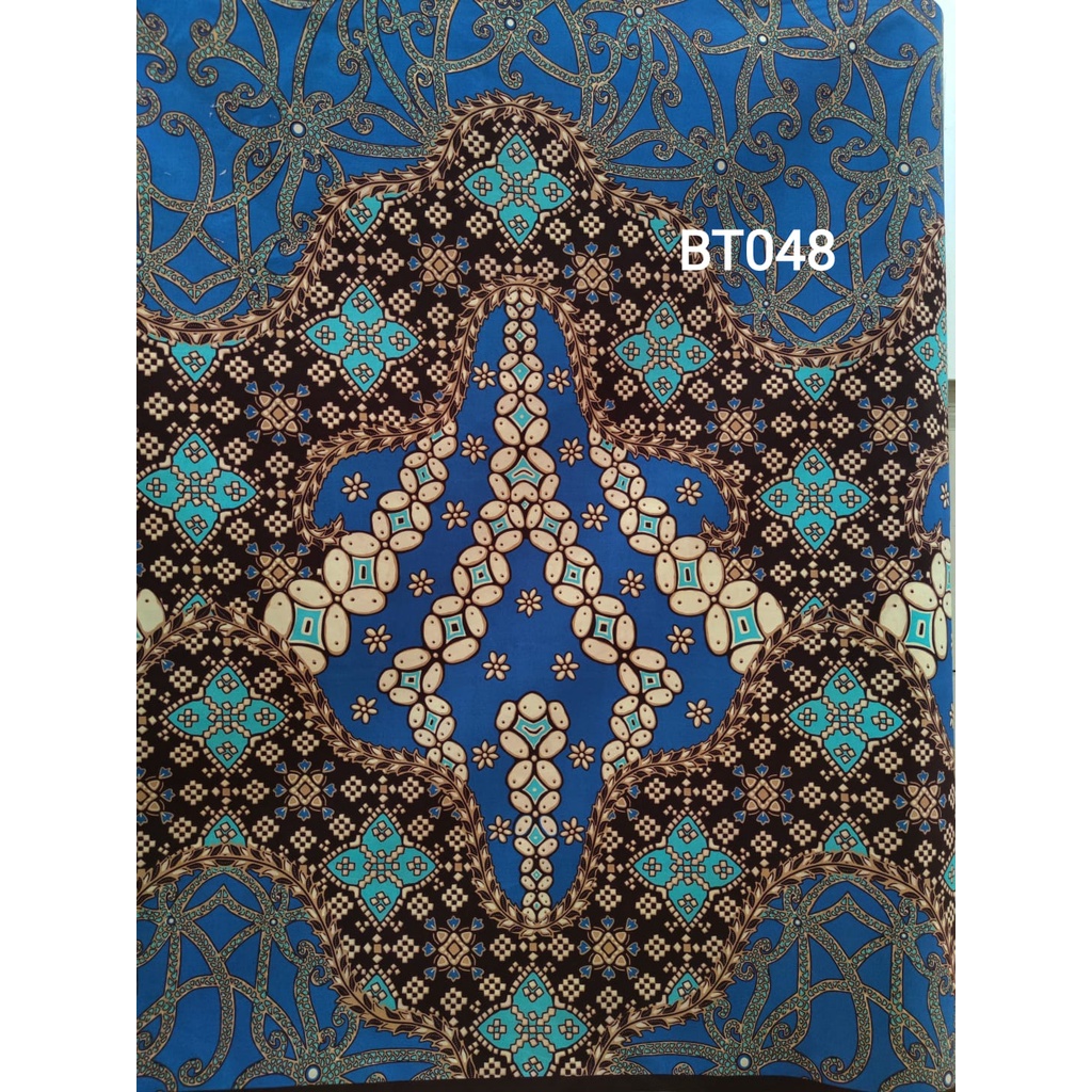 BT 048 kain batik terbaru jual meteran rollan harga per setengah meter  happychild