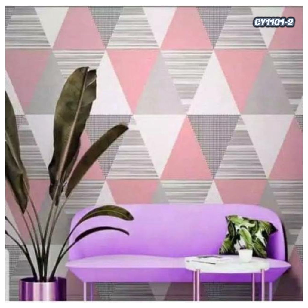PAKET 10 ROLL Wallpaper StikerDinding uk 45CMx 5M Premium High Quality Bisa Cod