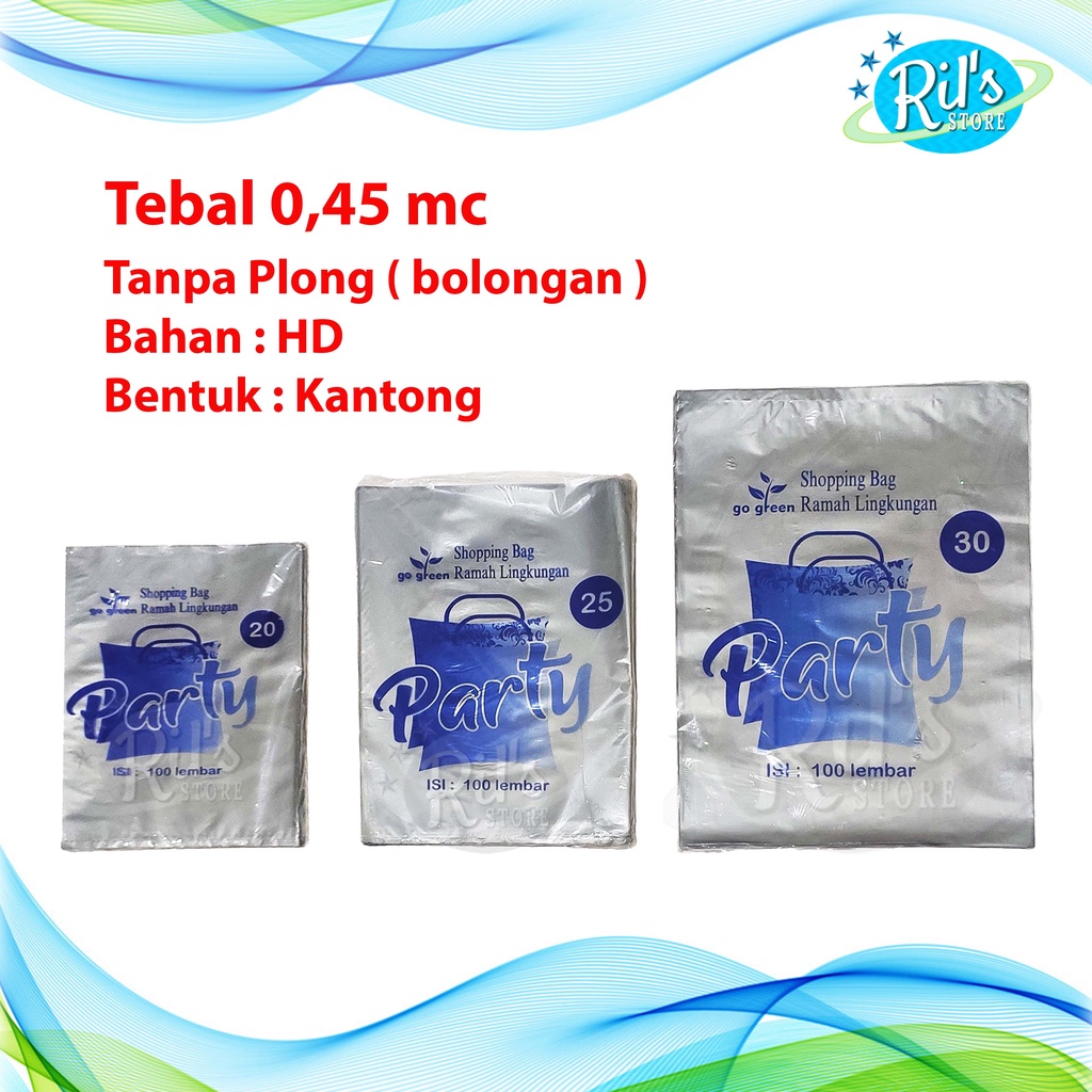 

Plastik Packing Online ( NO PLONG ) Uk 25 x 35 isi ± 100 Lembar - Silver 25x35 cm