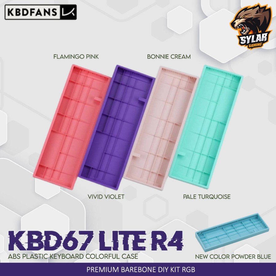 KBDFans KBD67 Lite R4 ABS Plastic Keyboard Case