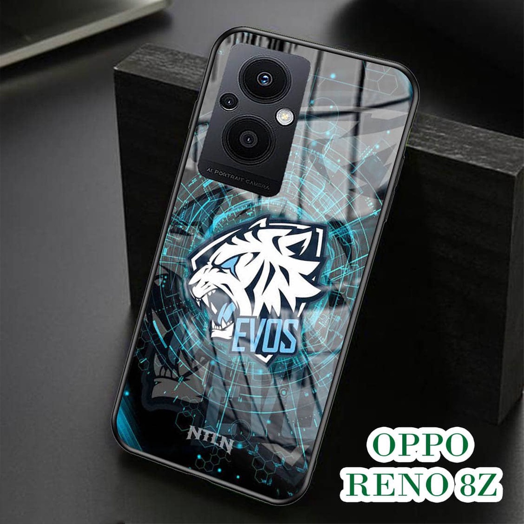Softcase Kaca Oppo Reno 8z - Case Handphone OPPO Reno 8z [T17].