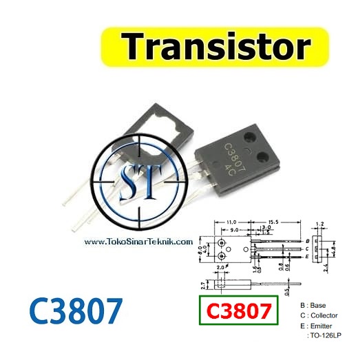 TRANSISTOR C3807 TR C3807 SC3807 2SC3807 SC 3807 ORIGINAL QUALITY