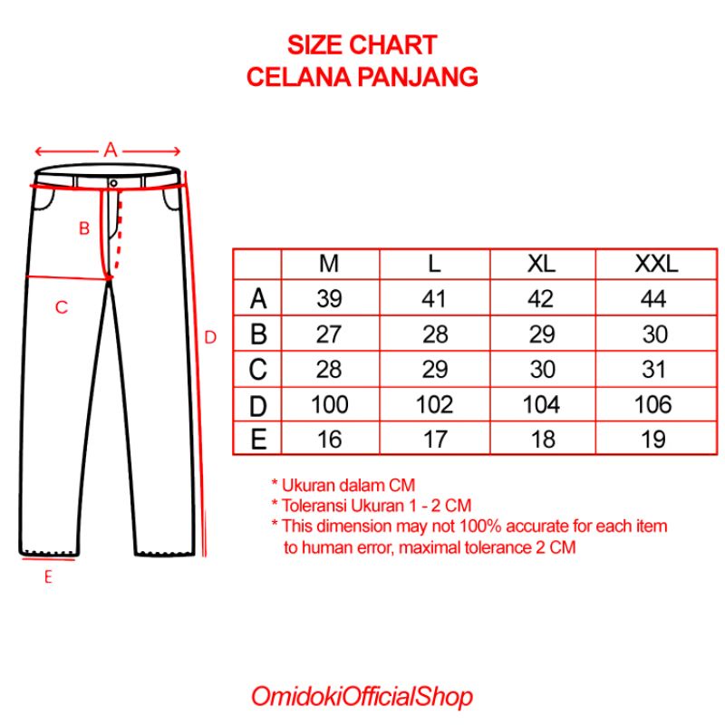 Omidoki Celana Panjang Pria Chino Cream Hrz Chino Pants