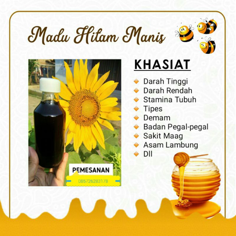 

MADU MURNI/MADU HUTAN 100% TANPA CAMPURAN/OBAT HERBAL ASMA DLL
